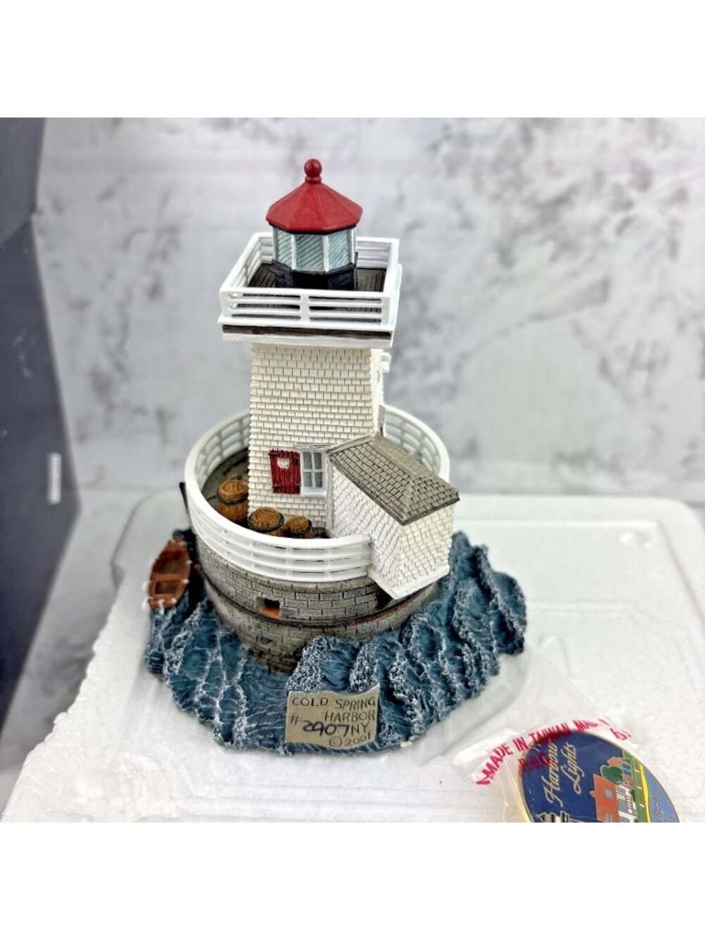 -2001 Harbor Lights Society Exclusive Cold Spring Harbor Lighthouse NY #533 2907
